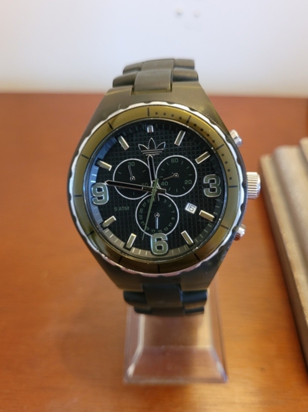 New Adidas Swamp Green Quartz Men's Polycarbonate Rare Watch